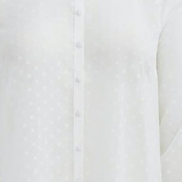 NWT white chiffon blouse‎ - Picture 3 of 7